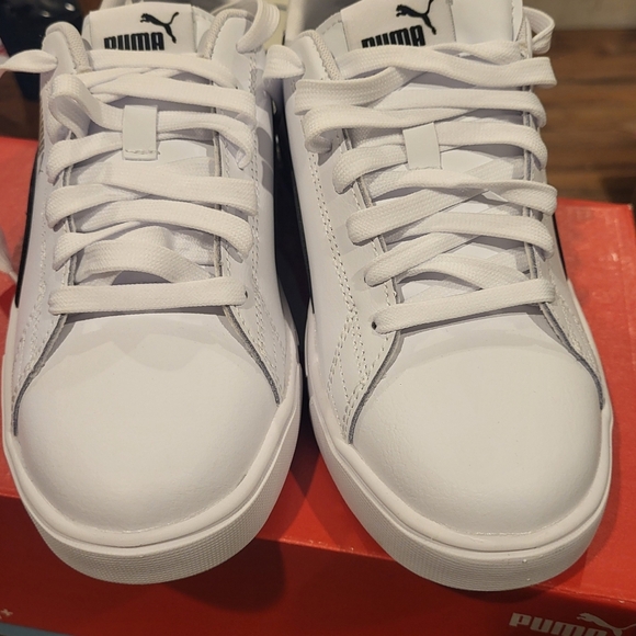 Puma Serve Pro Lite Women's White & Black Trainers Size 7.5 NEW - Picture 6 of 7